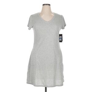 NWT! MNY Marc New York Performance Grey V Neck T Shirt Tee Dress Athletic Sz XL